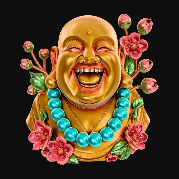 3D model for Laughing_Buddha