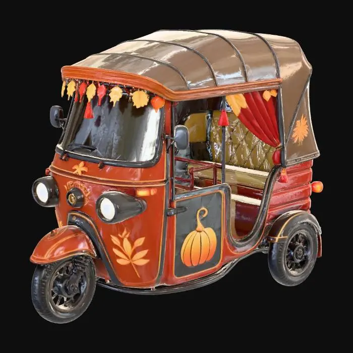 3D model for Autumn_Tuk-Tuk,#Thanksgiving#