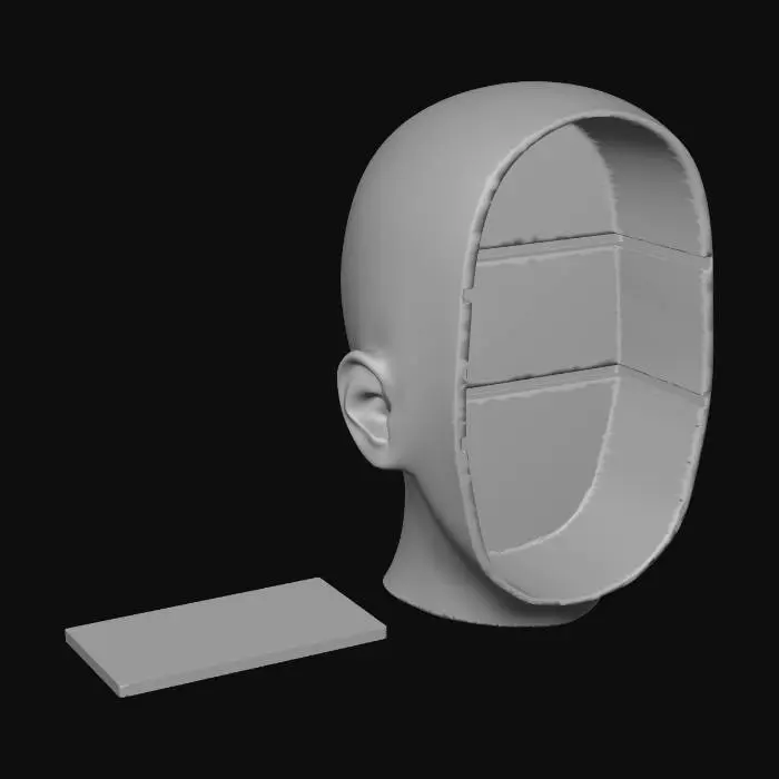 3D model for Female_Head_Shelf