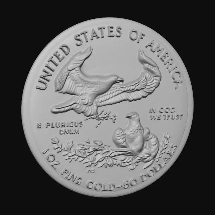 3D model for GoldDollar