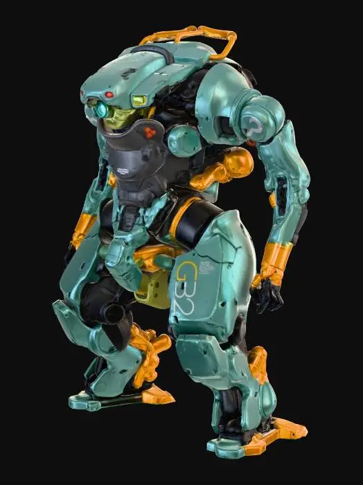 3D model for Mech Guardian