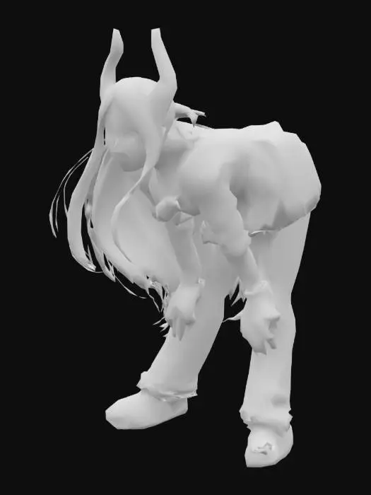 3D model for Vibrant bunny ears Character