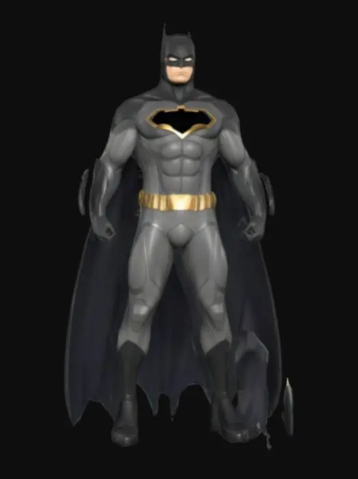 3D model for Batman Drawing