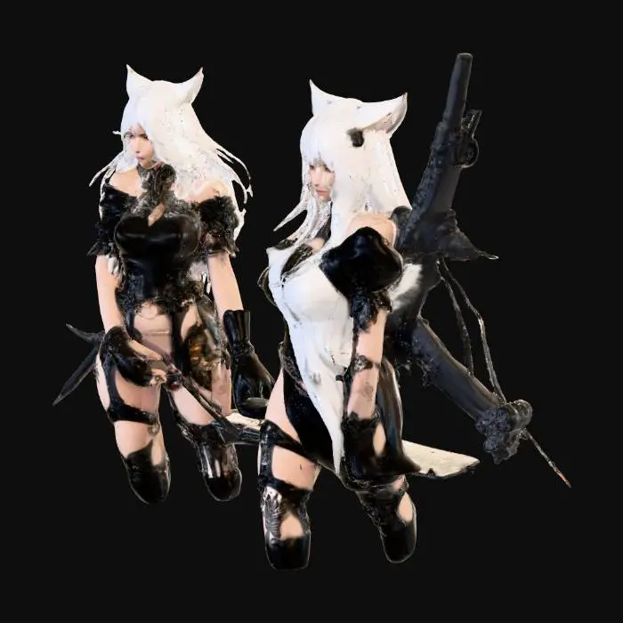 3D model for Warrior Twins