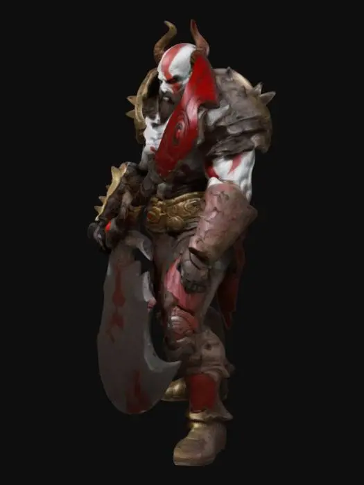 3D model for kratos/doomslayer