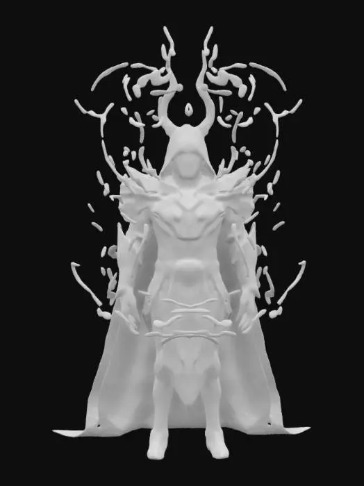 3D model for Spawn/umhang/tall/magic poweras