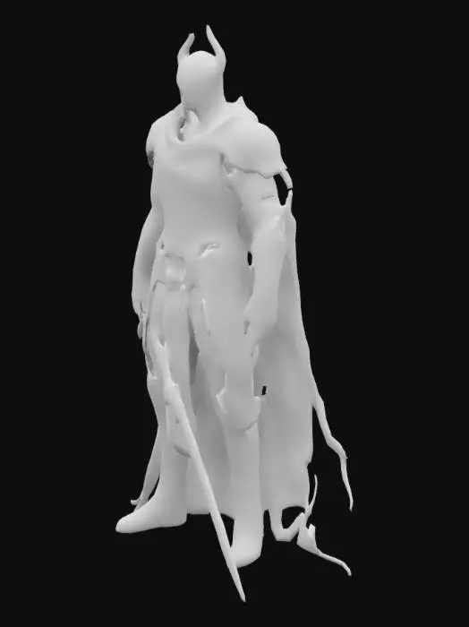 3D model for elden ring, bloodborne, knight, sword