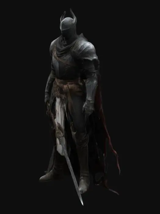 3D model for elden ring, bloodborne, knight, sword