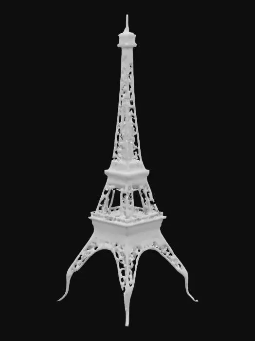 3D model for #AroundTheWorld#, the eiffel tower with spider feet
