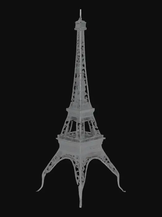 3D model for #AroundTheWorld#, the eiffel tower with spider feet