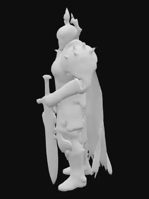 3D model for dark souls/knight/sword/


