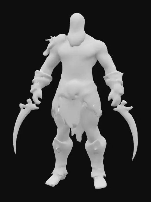 3D model for kratos/doomslayer