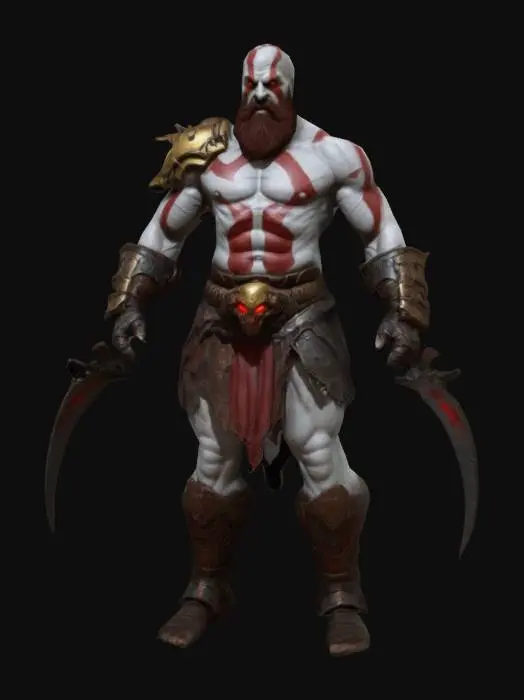 3D model for kratos/doomslayer