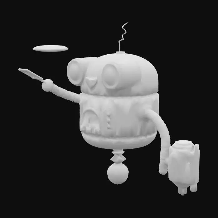 3D model for PancakeBot Flip