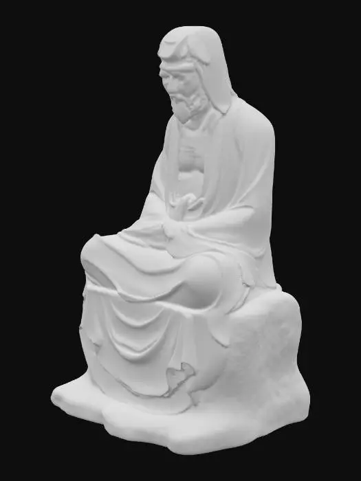 3D model for The Meditative Monk