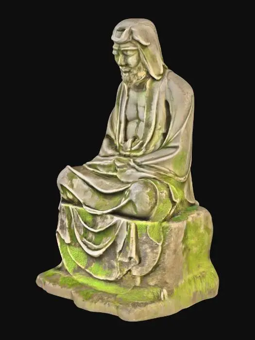 3D model for The Meditative Monk