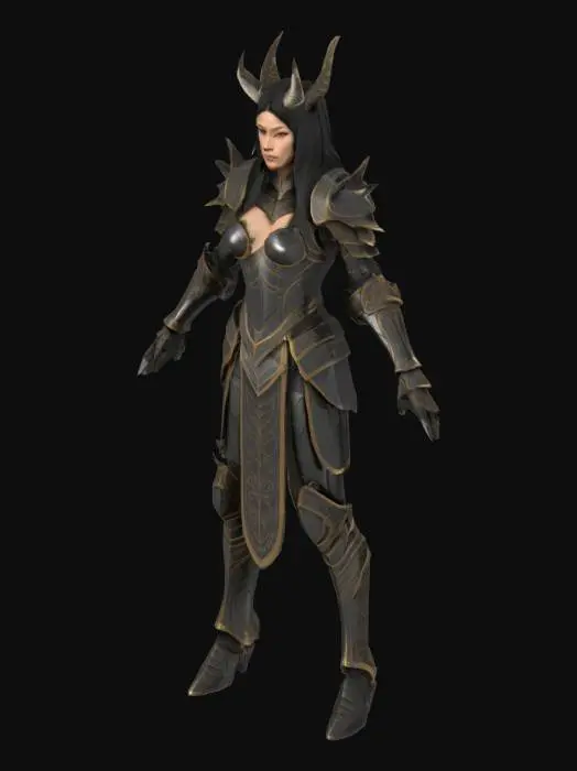 3D model for Infernal Warrior Queen