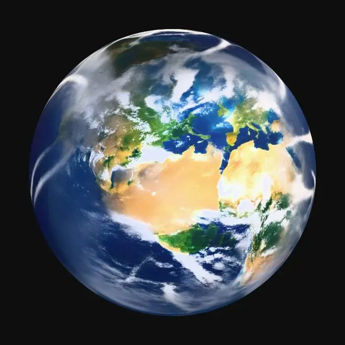 3D model for Earth from Space