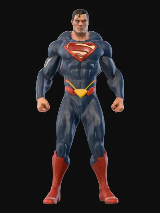 3D model for Superman_muscular_bo_0802114555_texture
