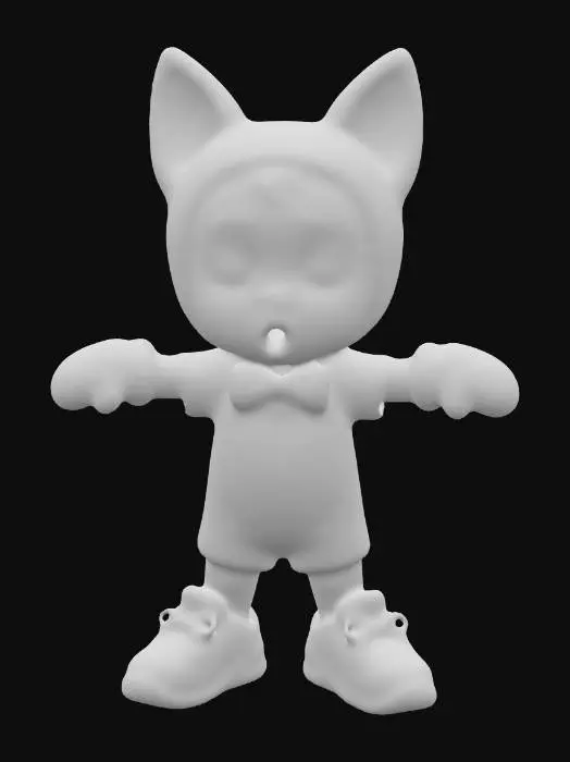 3D model for NekoSurprise