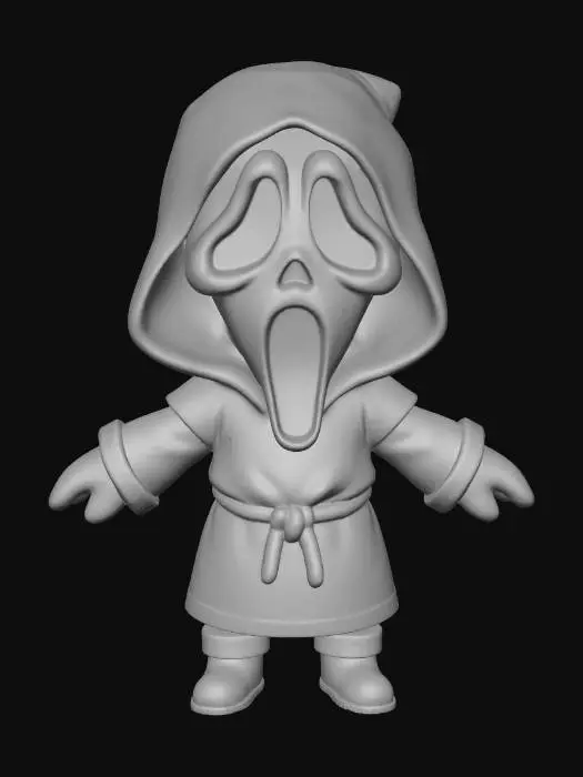 3D model for Neon Scream Phantom
#Halloween2025#