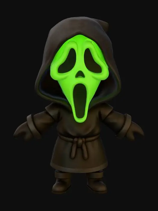 3D model for Neon Scream Phantom
#Halloween2025#