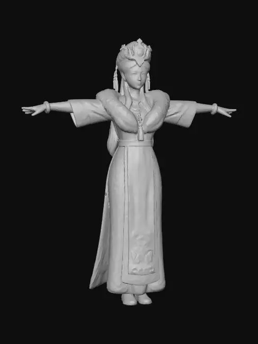 3D model for Golden Elegance