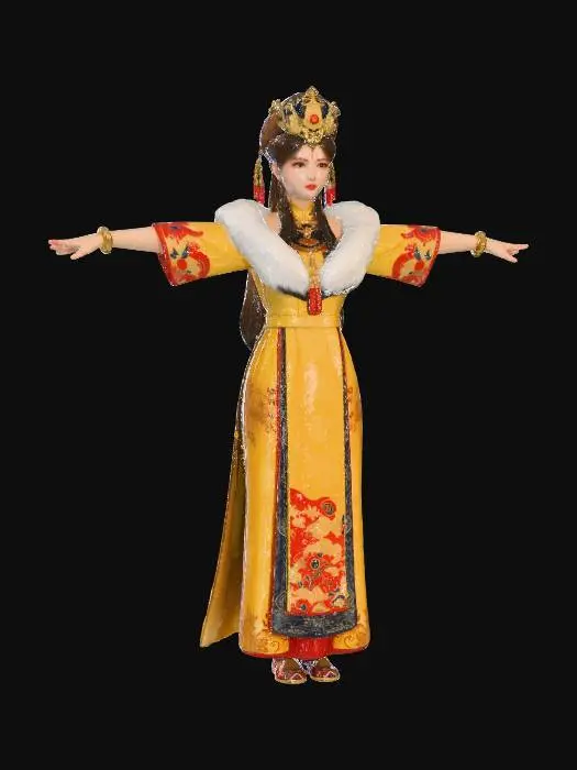 3D model for Golden Elegance