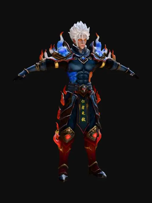 3D model for #Nifty Superpowered Guardians# 模型整体表面光滑流畅 , 这款高度精细、风格化且逼真的3D模型采用了高折射率PBR材质、8K纹理、Octane渲染和电影级光照。