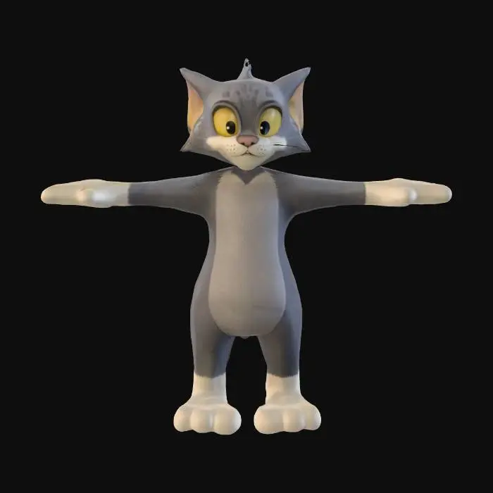 3D model for TOM Cat #PBR#
