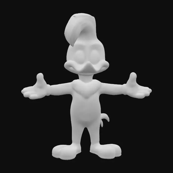 3D model for Cartoon Woodpecker