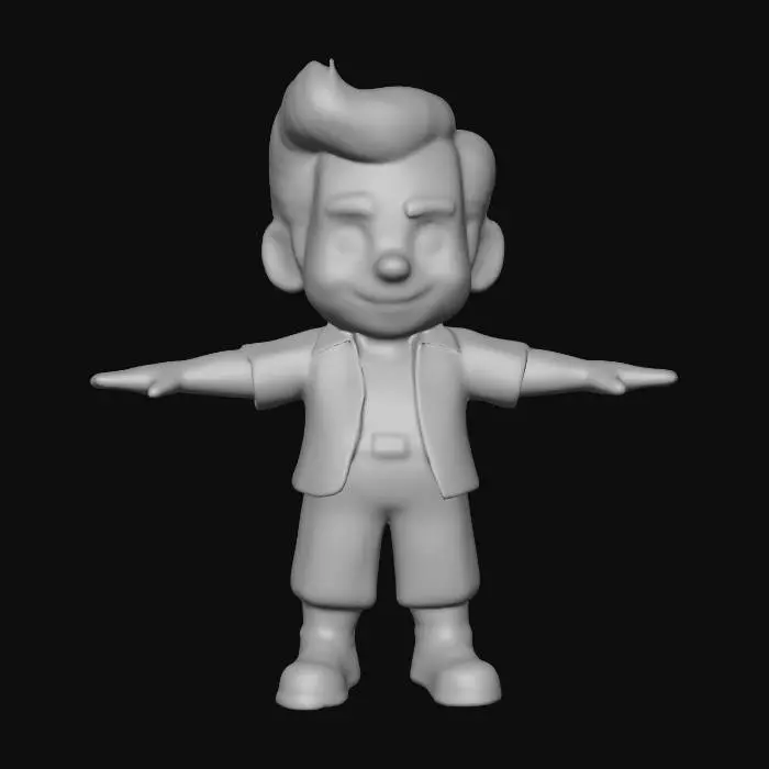 3D model for Ace Ventura（由 Jim Carrey 饰演）