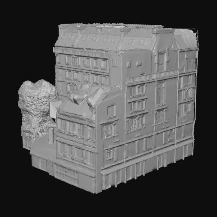 3D model for Urban Reflection of a Parisian Haussmanian Building