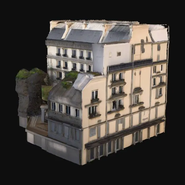 3D model for Urban Reflection of a Parisian Haussmanian Building