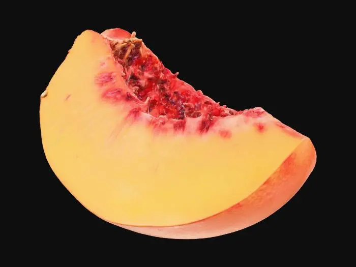 3D model for Peach Slice