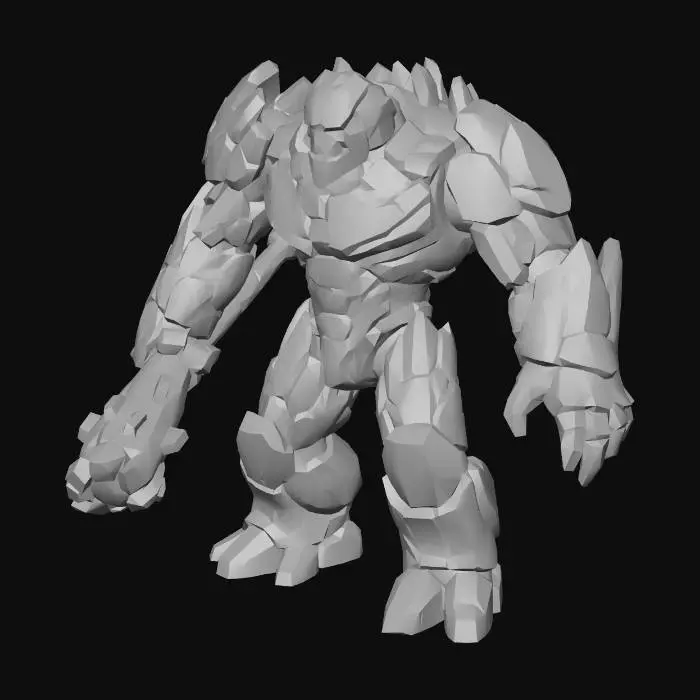 3D model for Molten Stone Colossus
