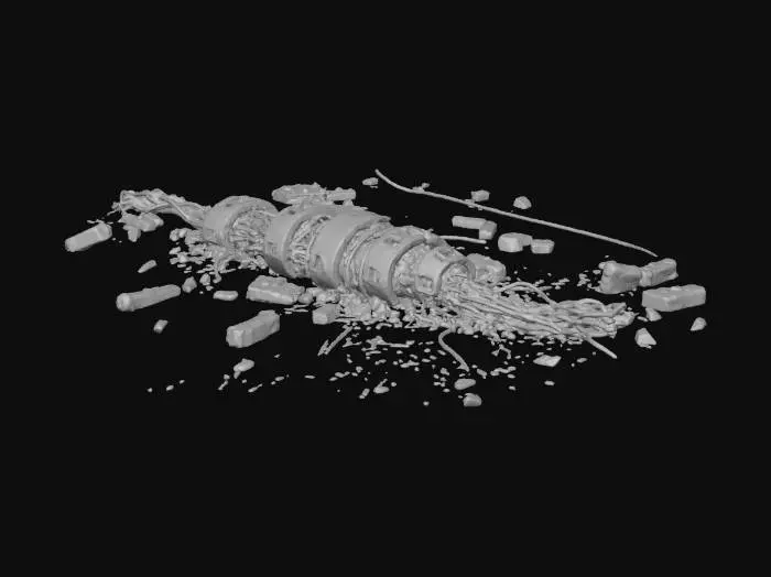 3D model for Fragmented Circuitry, #Halloween2025#