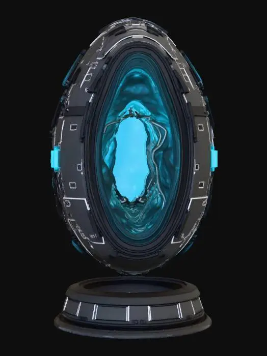 3D model for Intergalactic egg, generated during the, #Halloween2025#, period