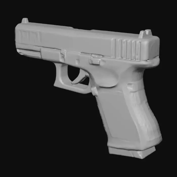 3D model for Glock Handgun