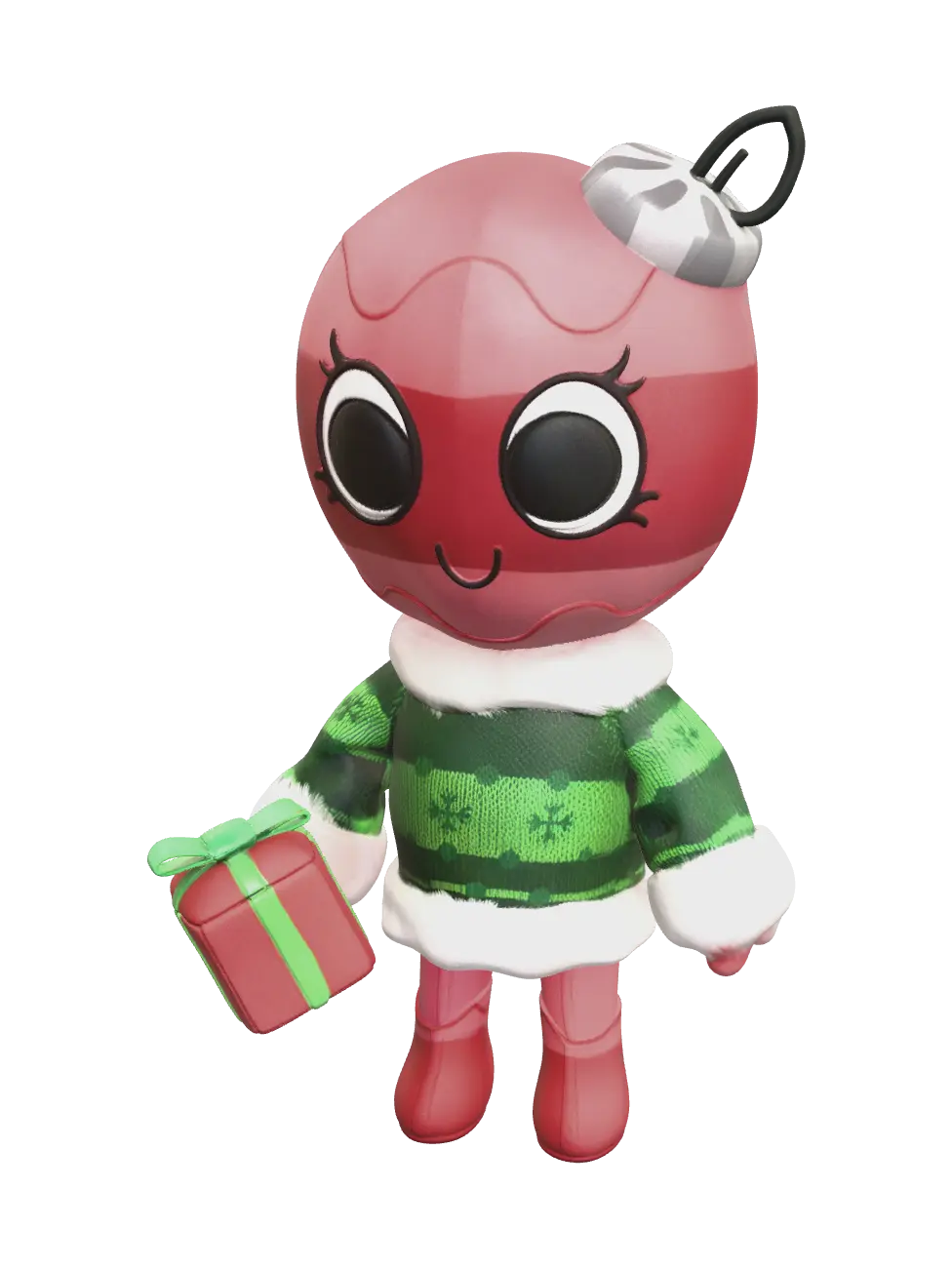 Weathered Bobette Dandys World 3D model, vytvořený pomocí AI
