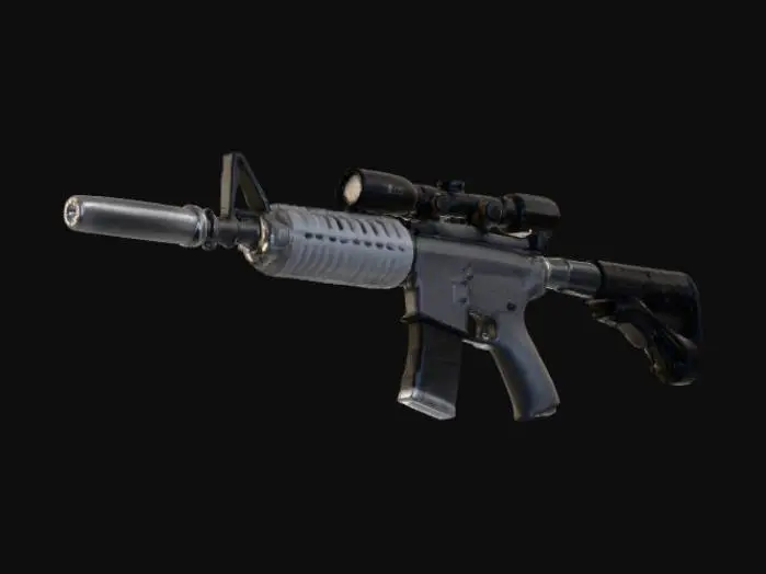 3D model for M4A1_supp_scope_6.8