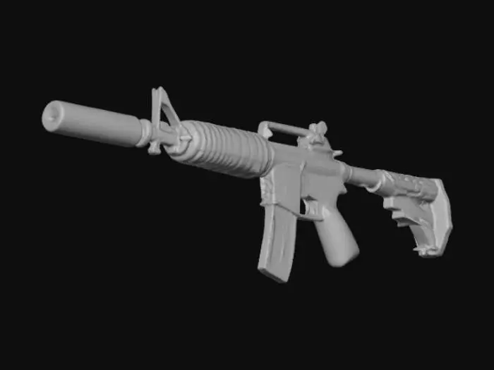 3D model for M4A1_supp