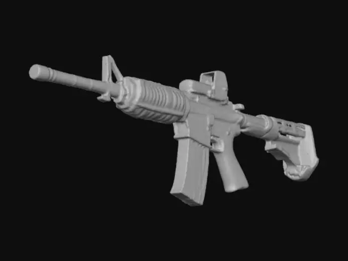 3D model for M4A1_eotech
