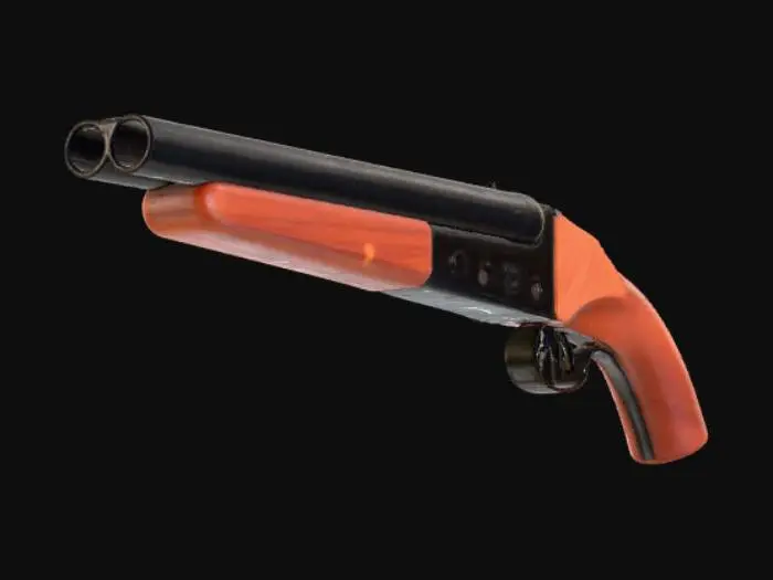 3D model for Double_Barrel_12_gauge