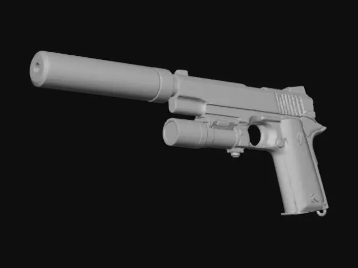 3D model for Kimber_1911_tactical