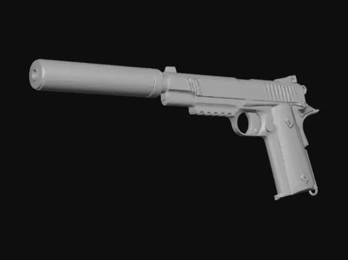 3D model for Kimber_1911_stealth