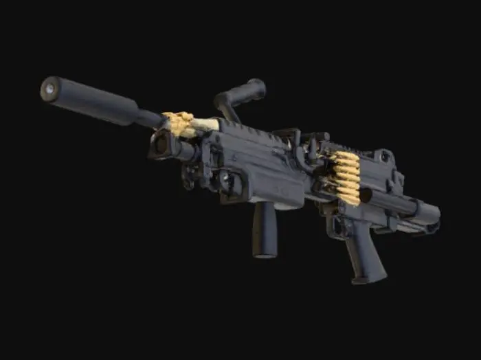 3D model for M249_suppressed