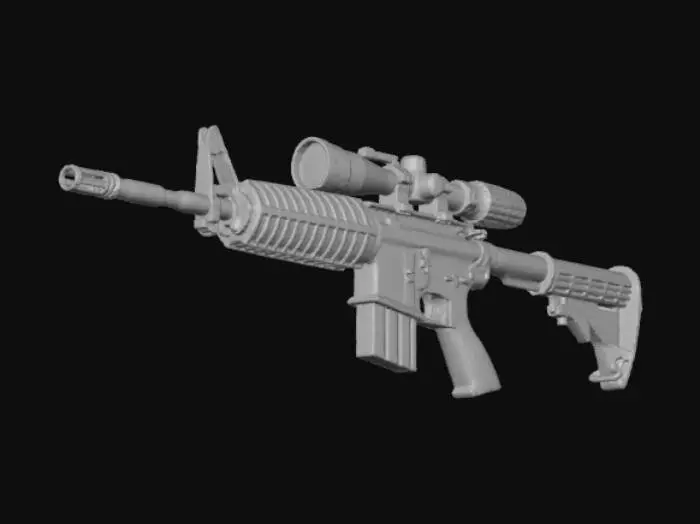 3D model for M4A1_Sniper