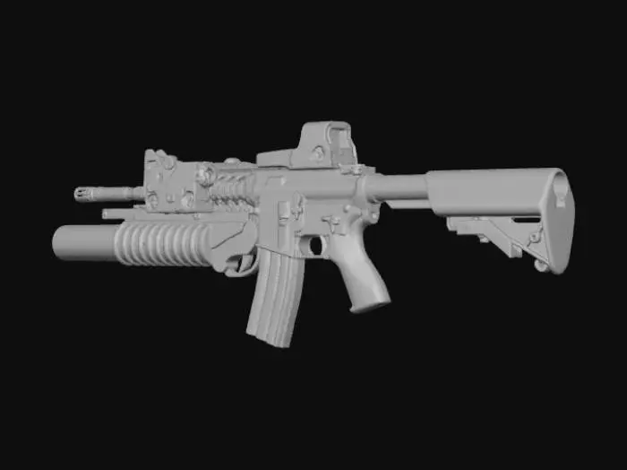 3D model for M4A1_punishing