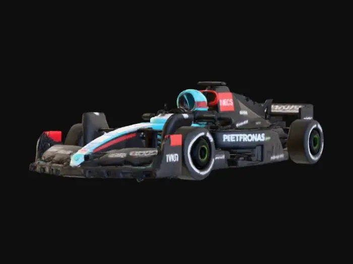 3D model for Lego_f1_mercedes2